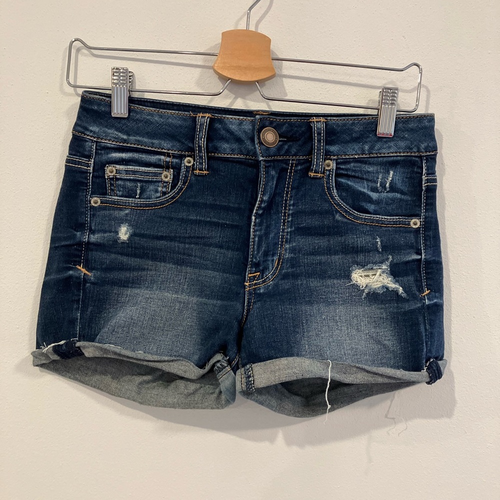 American Eagle Denim Distressed Women Shorts
